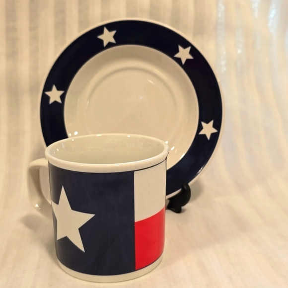 Texas Mug and Saucer - Picture 1 of 3